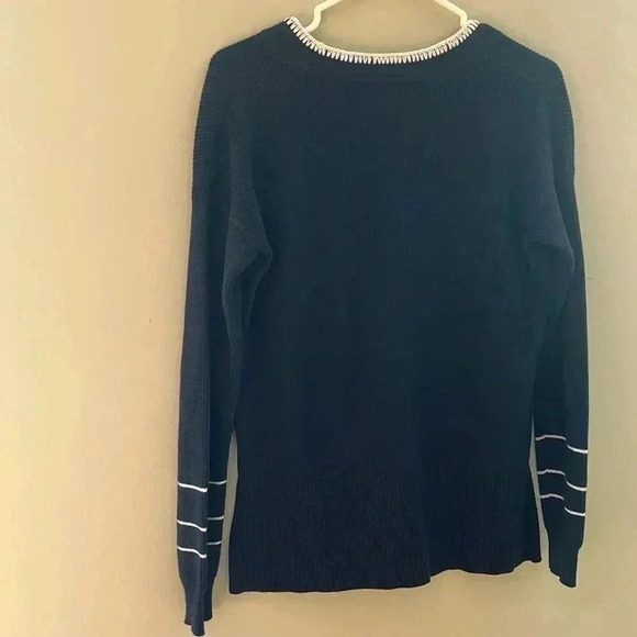 [XS]Derek Lam 10 Crosby Black Pull  Over V Neck Sweater- NWOT - Picture 8 of 8